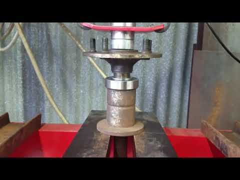 Pressing on axle bearing quick demo