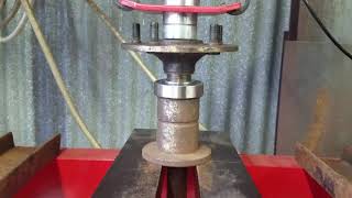 Pressing on axle bearing quick demo