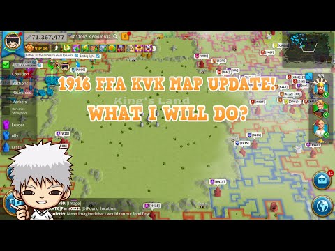 1916 FFA KVK Map Update! What I Will Do If Fire Camp Meets Wind Camp??