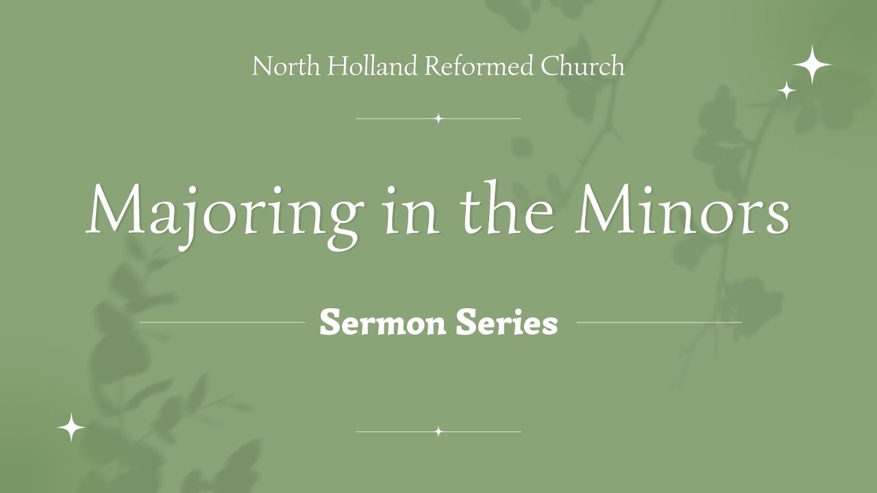 Nahum 1:1-15 & 3:18-19 - Why Are You Here?