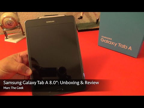 Samsung Galaxy Tab A 8.0: Unboxing & Review
