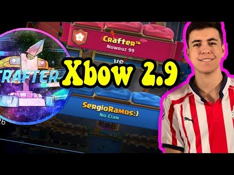 SergioRamos:) vs Crafter™ HOW TO BEAT EVERY DECK w/ 2.9 X-BOW CYCLE👈 Clash Royale