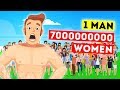 What If There Was 1 Man And 7000000000 Women?