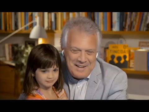 Filha de Pedro Bial "invade" programa do pai na Globo