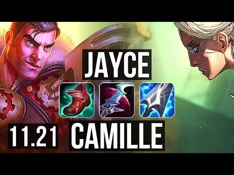 JAYCE vs CAMILLE (TOP) | 800+ games, 1.3M mastery, Dominating, 11/4/9 | NA Master | 11.21