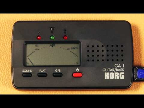 Korg GA-1 Guitar & Bass Tuner Guided Tour