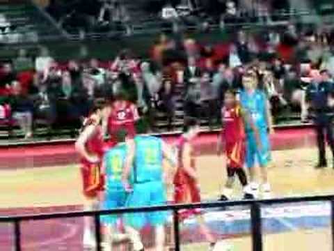 Lottomatica Virtus Roma-Barcellona - Roger Grimau three-pointer