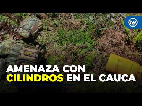 Cierran vía entre El Tambo y Popayán por seis cilindros con explosivos abandonados en el Cauca
