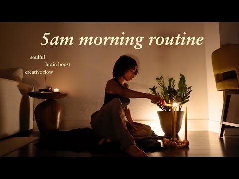My 5am morning routine that will activate your brain, body, and creativity