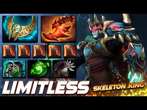 Limitless Wraith King Skeleton Boss - Dota 2 Pro Gameplay [Watch & Learn]