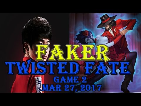 Faker Twisted Fate Mid Vs Taliyah Mar 27, 2017 SoloQ Challenger