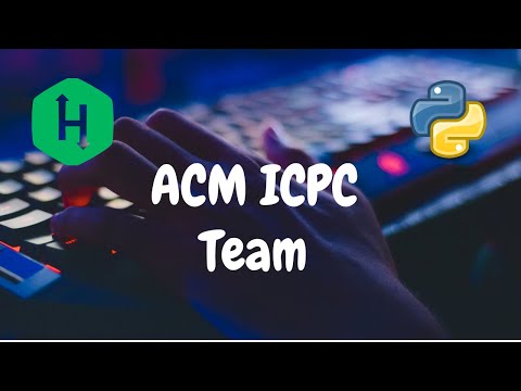 51 Acm Icpc Team Implementation Hackerrank Solution Python
