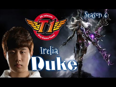SKT T1 Duke IRELIA Top vs Renekton - Patch 5.24 KR | League of Legends