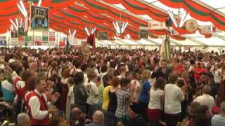 preview picture of video 'Kreismusikfest Hauerz / Fahneneinmarsch (6) / Laridah- Marsch'