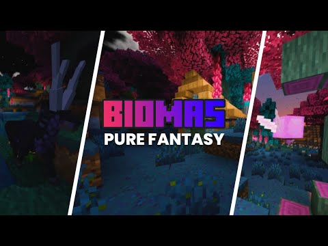 MOD BIOMAS | Minecraft Bedrock | Pure Fantasy Worlds | 1.18.30