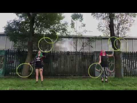 Hoop Juggling Tutorial- Wall Plane (reverse cascade)