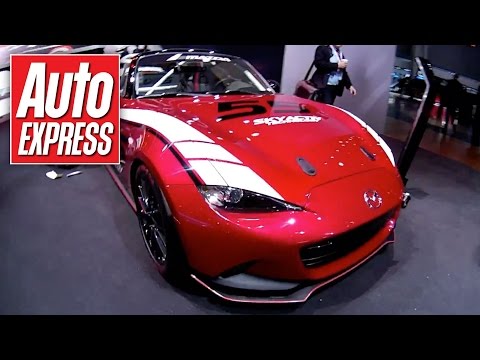 Mazda MX-5 Cup Racer shown in New York - Vlog