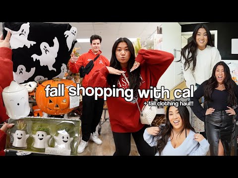 FALL SHOPPING WITH CAL + Fall Meal Prepping!!