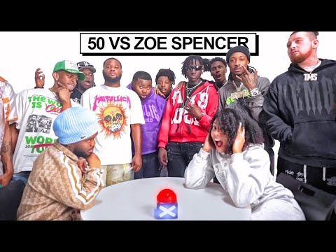 50 GUYS VS 1 YOUTUBER: ZOE SPENCER
