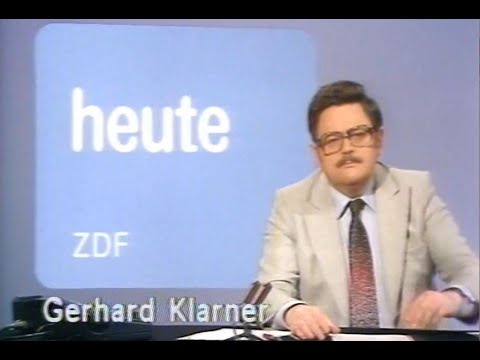 ZDF 03.05.1979 -  heute Nachrichten 17 Uhr mit Gerhard Klarner (u.a. Kernenergie-Ausbau)