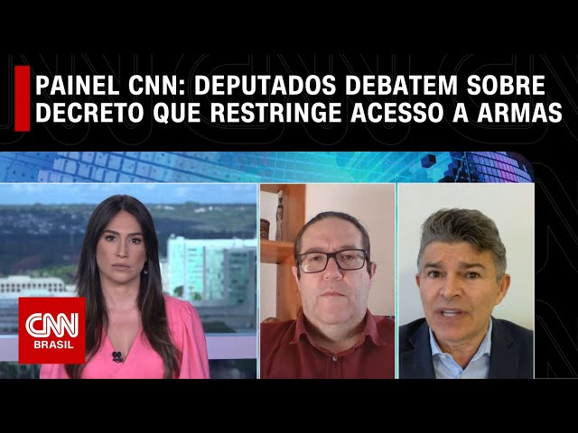 Painel CNN: deputados debatem sobre decreto que restringe acesso a armas | CNN 360º