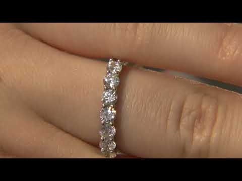 WR2079 1.00 Carat Claw Set Ladies Diamond Wedding Ring