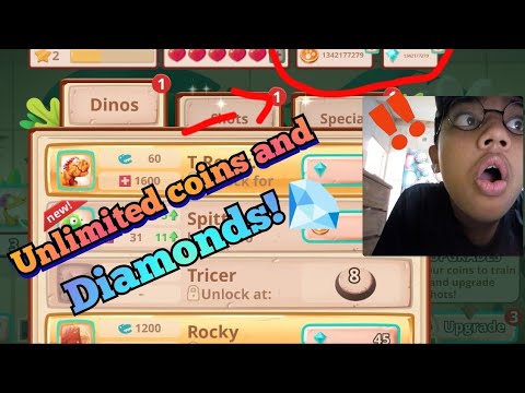 Unlimited coins and Diamonds!/Dino bash/#4
