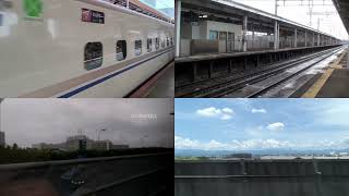 【鉄道PV新幹線】東北秋田上越北陸新幹線ALFA-X上海リニアトランスラピッド431km/h車窓高速通過🚅ライブ主題曲英語版🎵light-speed super express【総集編】