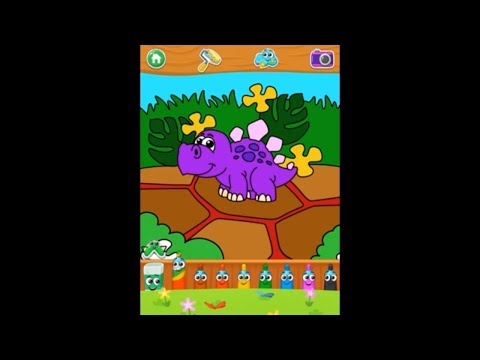 Coloring dinosaurs Video