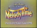 Disney Masterpiece Melody Time Home Video Preview 1998 VHS