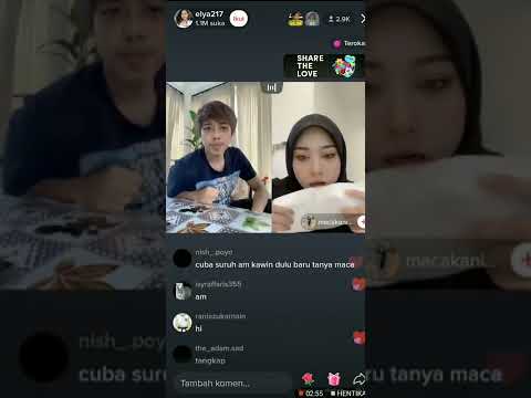 LIVE ELYA ( AM DAN MARSYA BERCAKAP PASAL KAHWIN