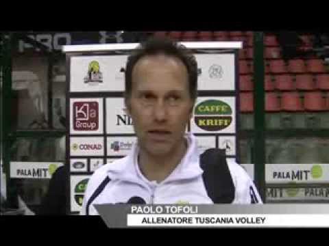 Telestense  intervista a Paolo Tofoli allenatore del Tuscania