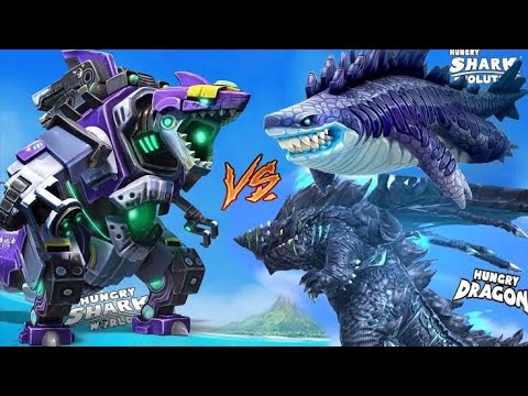 Mecha sharkjira vs Sharkjira vs Geogantis