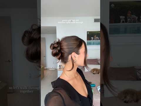 Timeless updo! Hairstyle tutorial #updotutorial #quickhairstyle #hairstyletutorial