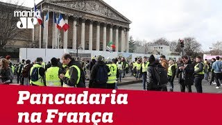 Mobilização acaba em pancadaria na França