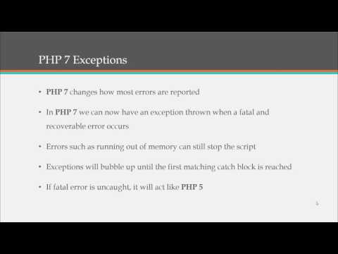 Learn about Error Handling in PHP 7 - Part 2
