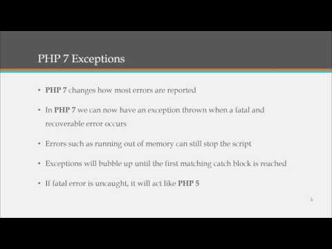 Learn about Error Handling in PHP 7 Part 2