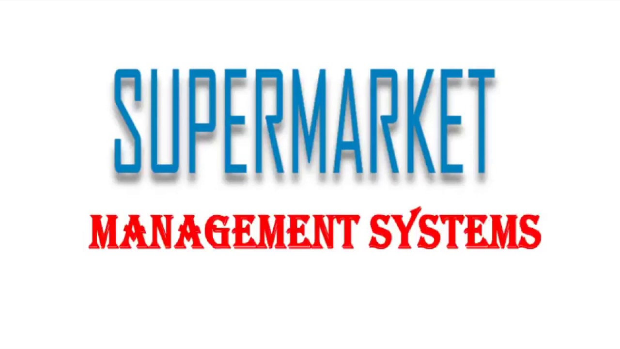 Supermarket management system