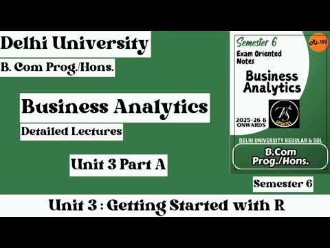 One Shot Revision l Unit 5 Predictive Textual Analysis l Business Analytics l Semester 6 l DU l