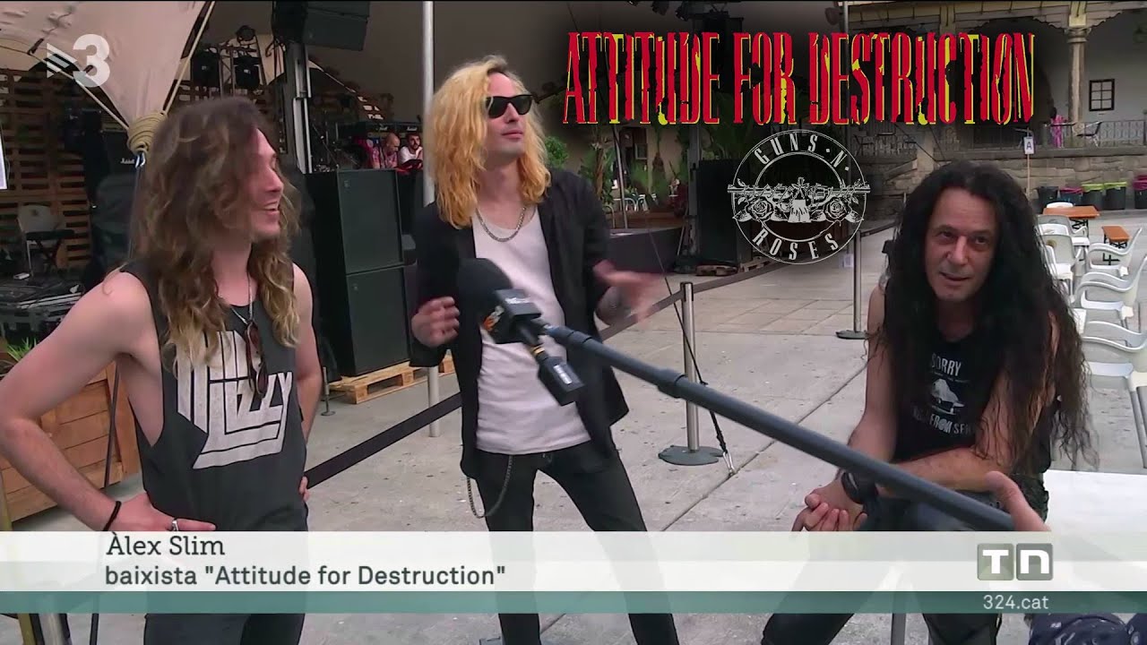 Attitude For Destruction BCN - Guns N' Roses Tribute  y Kiss of Death en Sala Wolf Barcelona