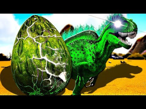 O TÓXICO ACROCANTOSSAURO NASCEU! PODEROSO FIRE REX! Ark Animals Evolved