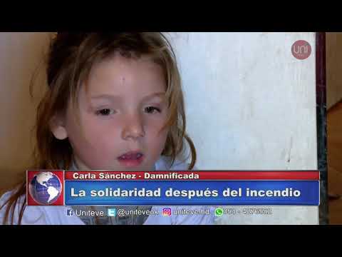 La solidaridad después del incendio