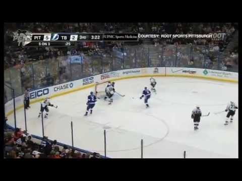 Tanner Glass Scores His First Goal As A Penguin 4/11/13