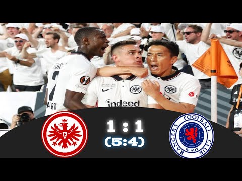 Eintracht frankfurt 1:1 Rangers (pen 5:4) Final  Europa league 2022 #frankfurt #rangers