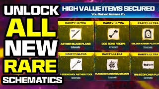 How To Unlock ALL NEW Schematics in MW3 Zombies Season 1! (Legendary & Classified Schematics Guide)