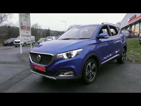 MG ZS 1.0 EXCLUSIVE TURBO AUTO finished in Laser Blue ,video walkaround !
