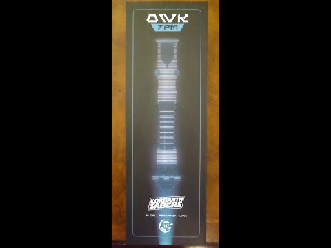 Korbanth Sabers + Shadowfoil Props OWK TPM Lightsaber Unboxing