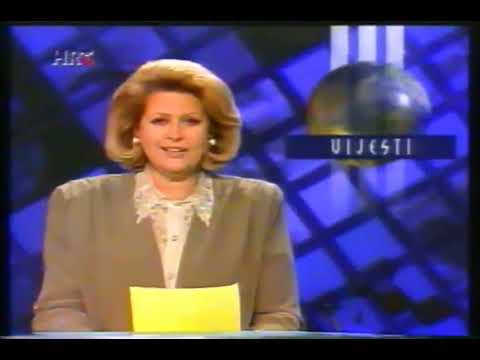 [1080p60] HRT 1, 1. travnja 1995. - Vijesti, San bez granica, TV Raspored, Test karta