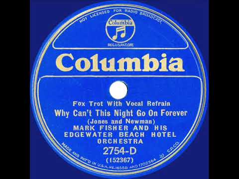 1933 Mark Fisher - Why Can't This Night Go On Forever (Mark Fisher, vocal)