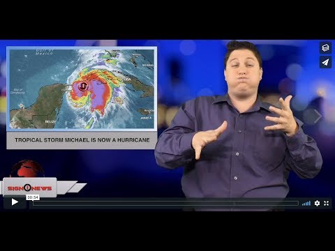 Tropical storm Michael is now a hurricane (ASL - 10.8.18)